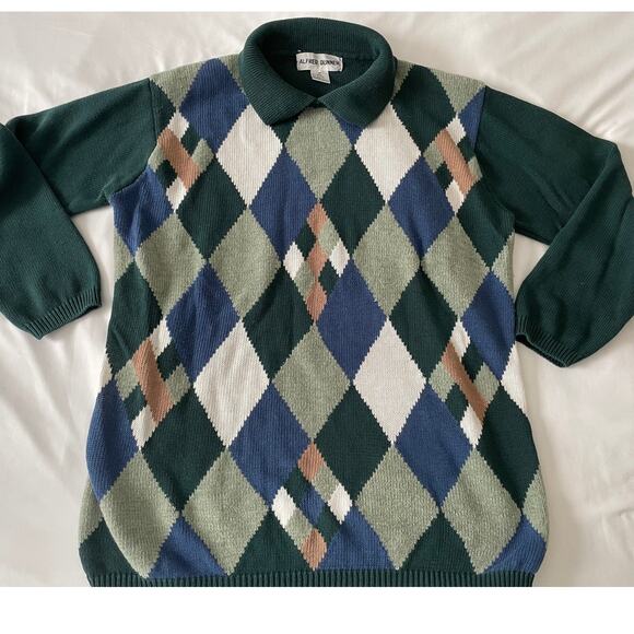 Alfred Dunner Sweaters - Vtg. Alfred Dunner Green Sweater SZ M